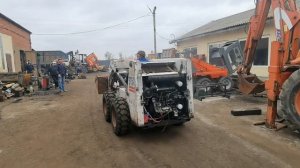 Bobcat S150 (Бобкэт) после ремонта гидравлики