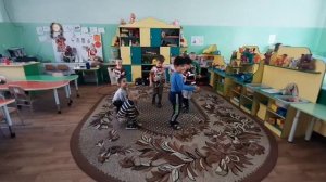 Подвижная игра "Воробышки и кот", 2-я младшая группа