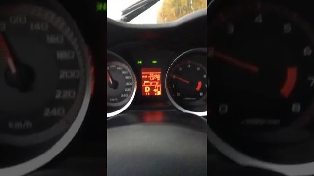 Mitsubishi Lancer X(2.0 АКПП) - расход топлива на круизе 100км/ч смотреть онлайн