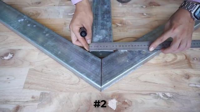 Способы зарезания углов для стандартных и красивых железных ферм. смотреть онлайн