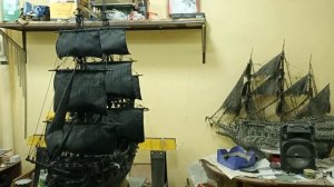 Сборка модели корабля черная жемчужина Мини обзор
