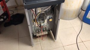 Промывка теплообменника котла  Baxi Slim  в частном доме