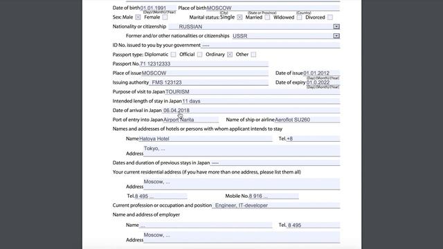 Туристическая виза в Японию 2018. Оформление визы и необходимые документы. смотреть онлайн