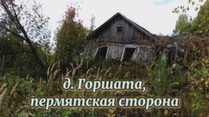 Деревня Горшата, пермятская сторона.mp4