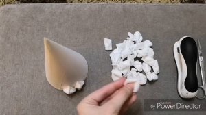 Ёлочка из ватных дисков своими руками. Поделка из ватных дисков.