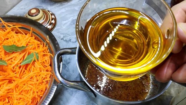 МОРКОВКА ПО-КОРЕЙСКИ. 15 МИНУТ - И САЛАТ НА НЕДЕЛЮ ГОТОВ. САМЫЙ БЫСТРЫЙ РЕЦЕПТ. МОЙ!