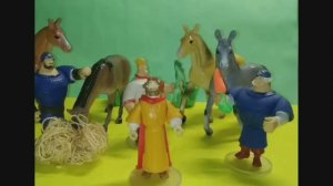 Три Богатыря - Колдовство и Чудесное исцеление / Князь спасает Трёх Богатырей / Фигурки Prosto Toys