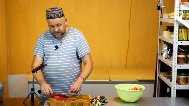 БаклаДжан   Превосходная закуска из баклажанов на зиму  в автоклаве! Салат из баклажан в зиму.