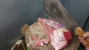 Разруб замороженной говядины 11