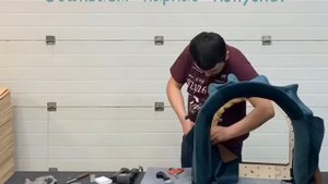DIY Мебель своими руками. Стул на основе каркасов Konyshev. A chair based on Konyshev frames