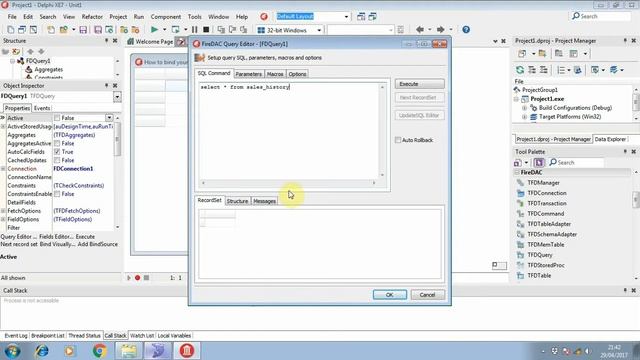 How To Bind Visually Your MySQL Database Into Stringgrid With Firedac Connection