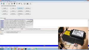 VOLVO C30 S40 V50 удаление ошибки Airbag SRS-CFFF, чтение запись Eeprom / Flash (OBD2, CAN-BUS)