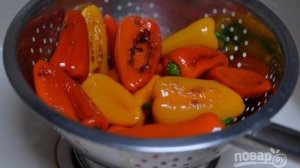 Маринованный болгарский перец с чесноком