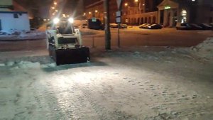 bobcat чистка снега