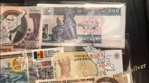 Набор из 52 разных купюр. Банкноты мира. Настоящие деньги из разных стран