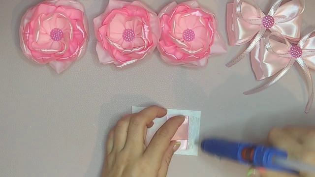 Бант на выписку из роддома лента 4 см. смотреть онлайн