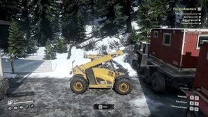Caterpillar TH357 forklift |snowrunner gameplay