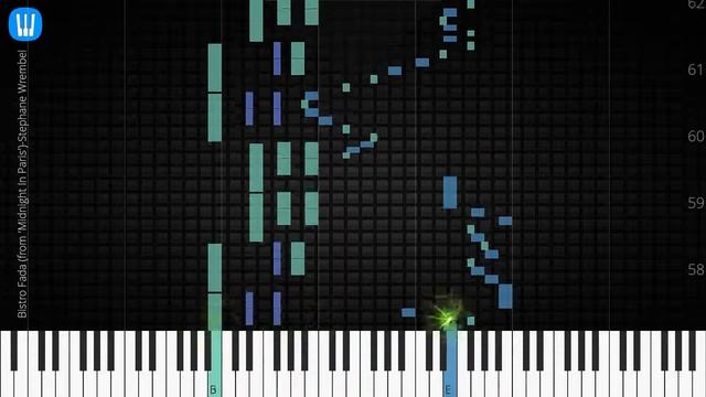 ? Bistro Fada (from 'Midnight In Paris'), Stephane Wrembel, Synthesia Piano Tutorial смотреть онлайн