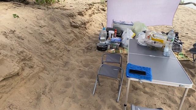 Кемпинг на Волге / Отдых Волгоград / Рыбалка на волге/ Как это было