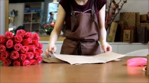 Как собрать букет из 25 роз