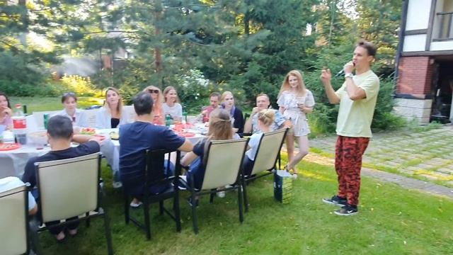 ШОК! Корпоратив оказался на природе. День Рождения в загородном доме. Ведущий Москва. смотреть онлайн