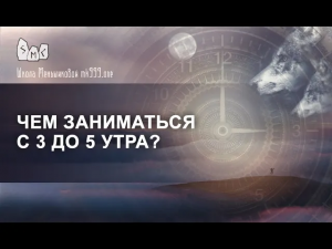 Чем заниматься с 3 до 5 утра?