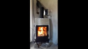 Камин с водяным контуром. Как горит каминная топка Aquador BLOK