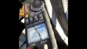 Потребление заряженного аккумулятора при +22гр
