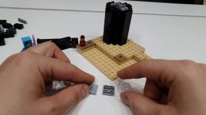 Лего майнкрафт 2021 Эндер дракон, эндермен Lego - распаковка
