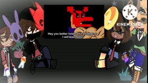 [Fnaf]4 Tormenters react to FNAF lore in a nutshell