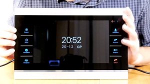 Подключение и просмотр меню видеодомофона «HDcom S-104»