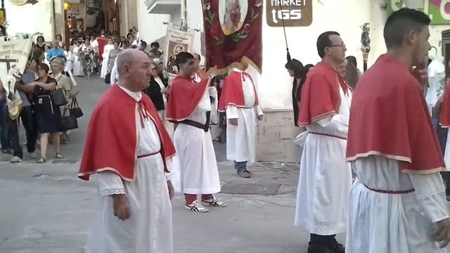 Город Vieste, церковный праздник!!!! смотреть онлайн