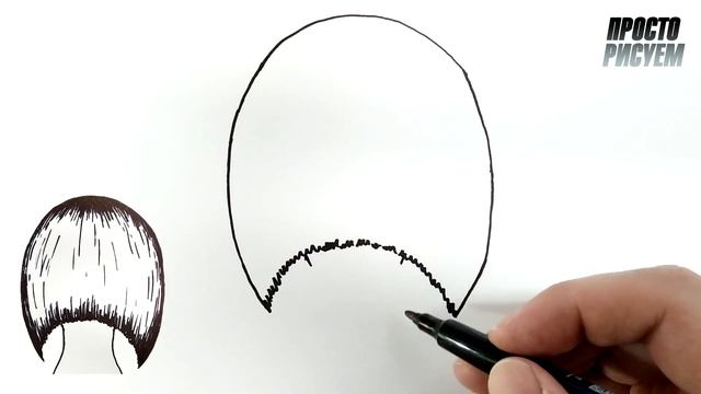 Как нарисовать ПРИЧЕСКУ девушки смотреть онлайн