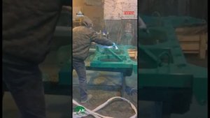 Окраска металлического изделия Электростатическим оборудованием PremJet