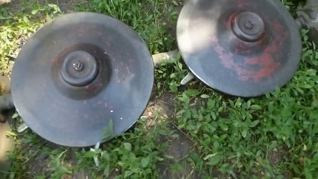 Роторная косилка для мотоблока, модернизация.