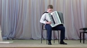 Бах и Барыня на аккордеоне