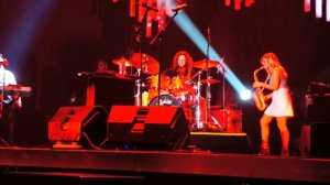 Candy Dulfer performing Medley Pick Up The Pieces & Sax A Go Go at Java Jazz Festival 2016