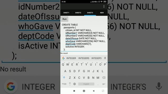 Oracle Database on Android