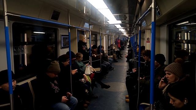 Некрасовская и Большая Кольцевая линии метро. "Москва" (обычная). Электрозаводская - Некрасовка.