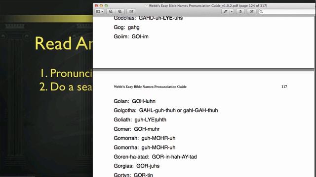 How To Pronounce Bible Names With Ease смотреть онлайн