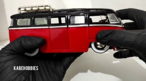 VW Volkswagen Bus Kombi Van  by #Jada Toys 1/24 Scale Dubcity Oldskool,  Classic Car, mobil antik