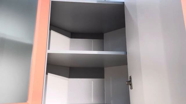 Квадро (Персик/Оливково-зеленый); Кухонный гарнитур модульный. смотреть онлайн