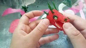 Дракон из бисера a beaded dragon