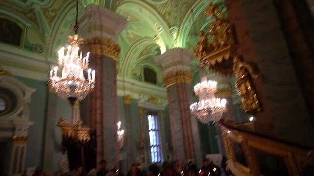 Панихида по Императору Павлу Первому Петровичу в Петропавловском Соборе.