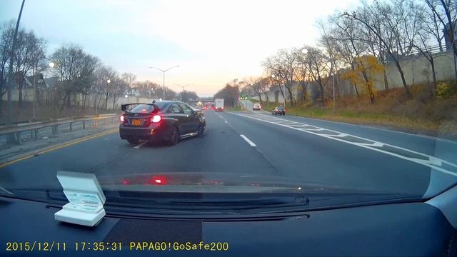 Subaru WRX STI Car Crash (Dash cam footage from behind) смотреть онлайн