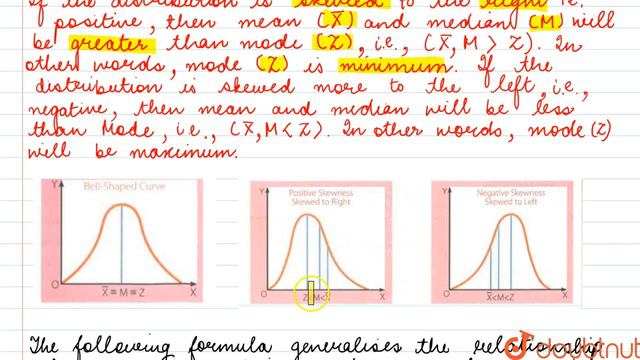 RELATIONSHIP AMONG MEAN, MEDIAN AND MODE смотреть онлайн