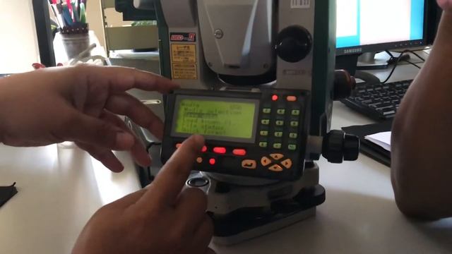 Engineering | Sokkia RX350 Total Station save Job смотреть онлайн