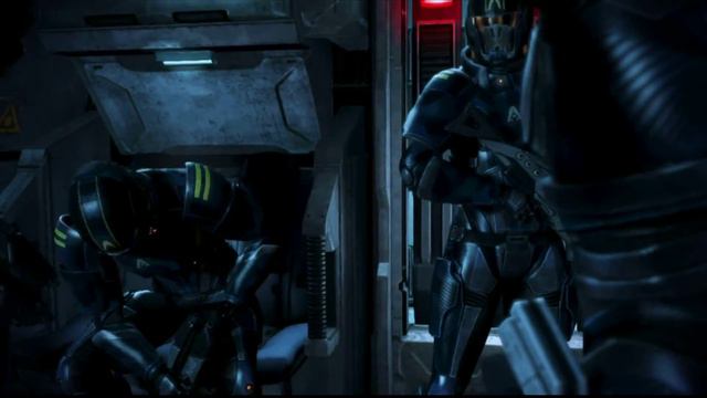 Mass Effect 3 Extended Cut: Cutscene of Marines Landing on Earth смотреть онлайн