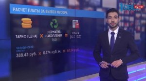 Расчет платы за вывоз мусора