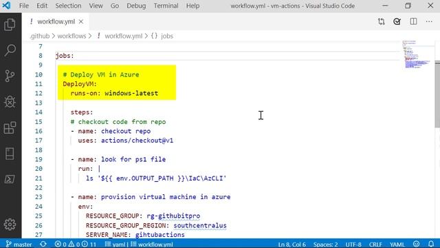 Deploy a VM to Azure using GitHub Actions смотреть онлайн